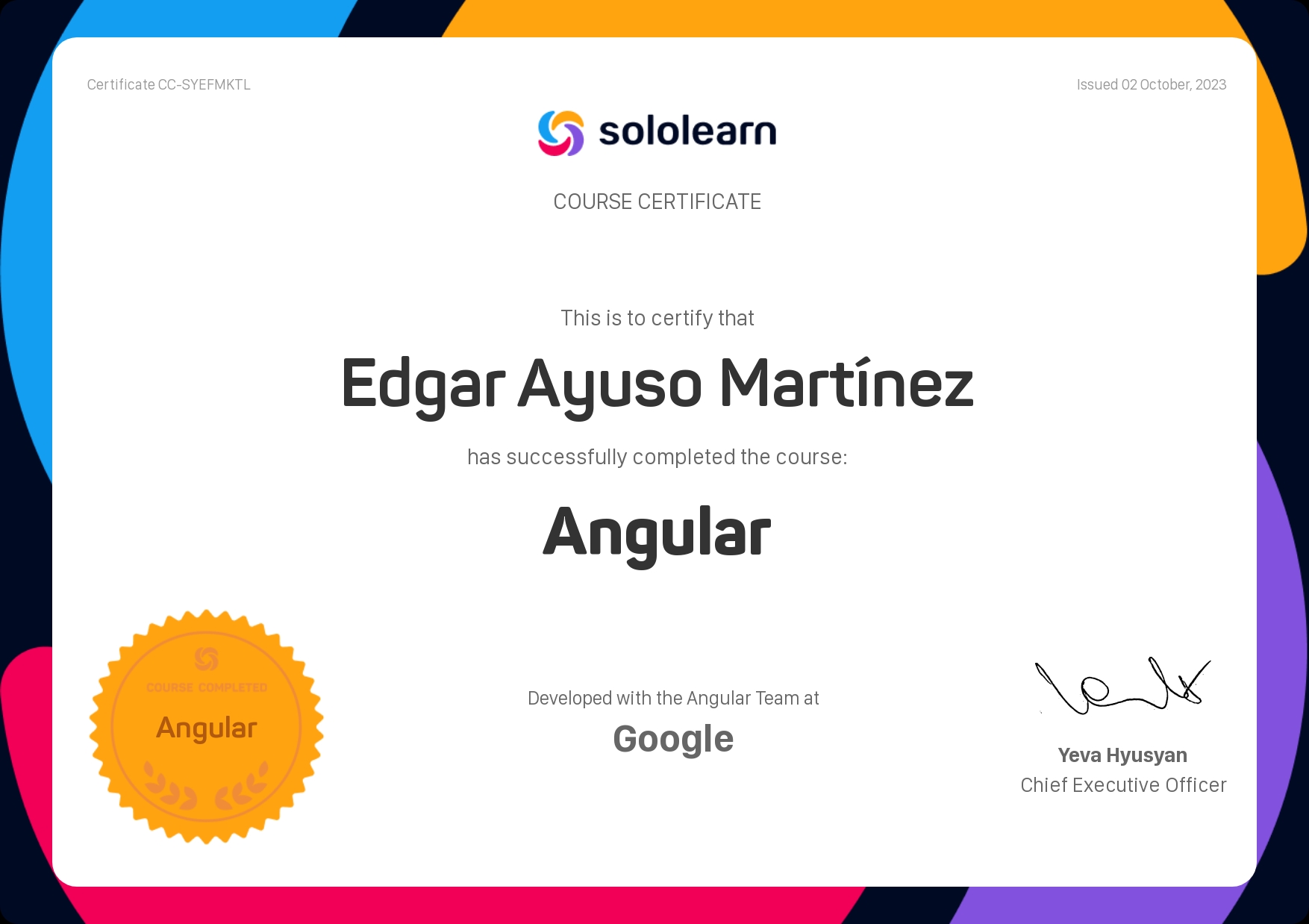 angular-certificate
